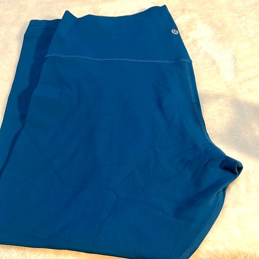 Lululemon Wunder Train High-Rise Tight 25" Color Capri Size 18 NWOT Sapphire